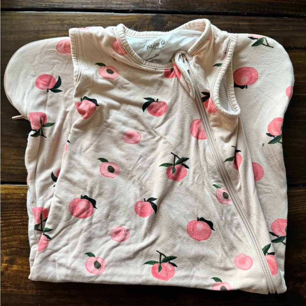 Kyte BABY Peach Print Swaddle Sleep Sack - Pink